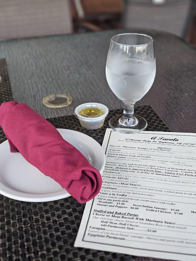 A Tavolo Italian Restaurant Menu image 3